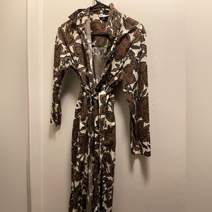 Zara -flowered dress with belt
